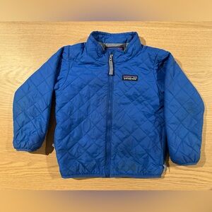 Patagonia Kids Royal Blue Quilted Puffer Jacket